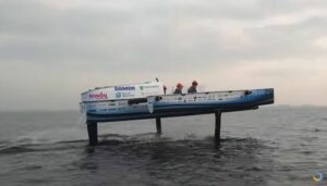 TU Delft foiled hydrogen boat